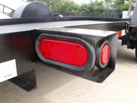 New Tilt Scissor Lift Hauler 76" X 12' Brakes Equipment Trailer S/A 7000 GVWR Metal Deck