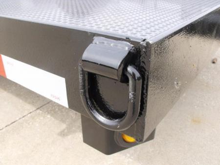 New Tilt Scissor Lift Hauler 76" X 12' Brakes Equipment Trailer S/A 7000 GVWR Metal Deck