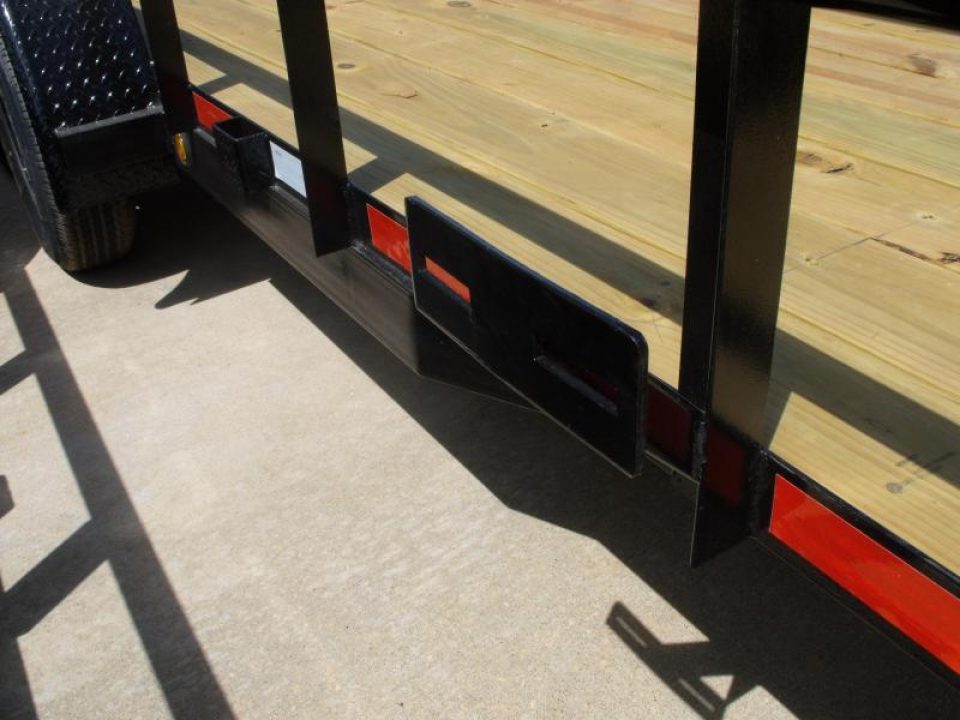 New SALE SALE >>>>Utility Trailer 77" X 16 Pipe Rail Top 7000 GVWR   Brakes Wood Deck