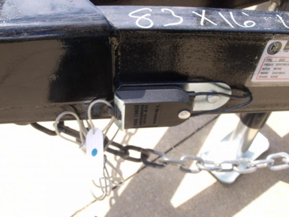 New SALE SALE >>>>Utility Trailer 77" X 16 Pipe Rail Top 7000 GVWR   Brakes Wood Deck