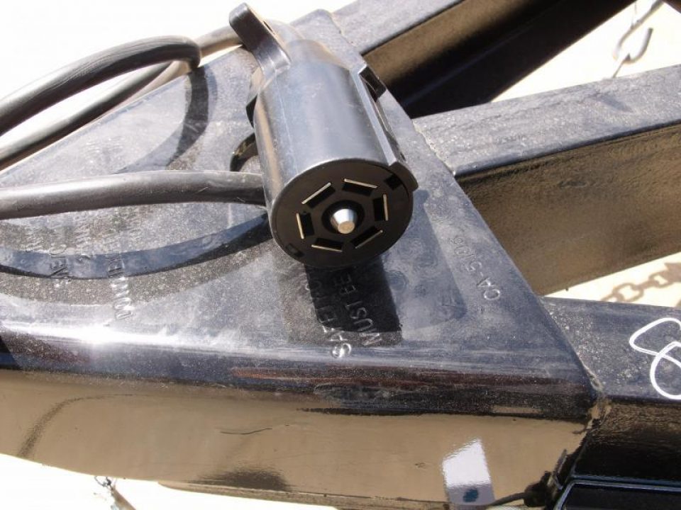 New SALE SALE >>>>Utility Trailer 77" X 16 Pipe Rail Top 7000 GVWR   Brakes Wood Deck