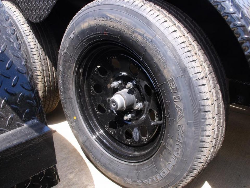 New SALE SALE >>>>Utility Trailer 77" X 16 Pipe Rail Top 7000 GVWR   Brakes Wood Deck