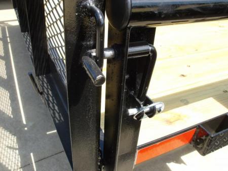 New SALE SALE >>>>Utility Trailer 77" X 16 Pipe Rail Top 7000 GVWR   Brakes Wood Deck