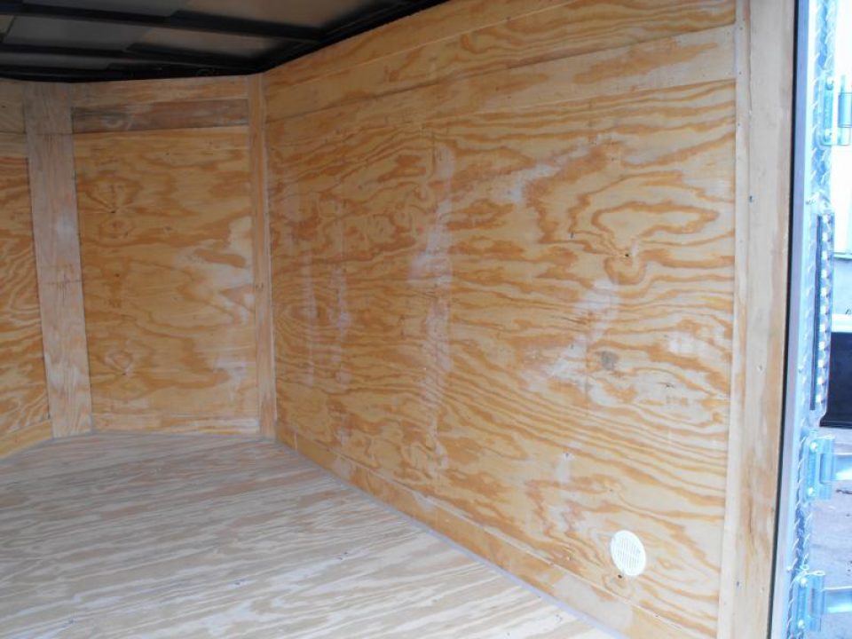 New Huge Sale While They Last    Enclosed Trailer 5 x 8 Enclosed Cargo Trailer BARN  DOOR  White In Color 60" Interior