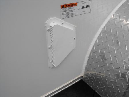 New Huge Sale While They Last    Enclosed Trailer 5 x 8 Enclosed Cargo Trailer BARN  DOOR  White In Color 60" Interior