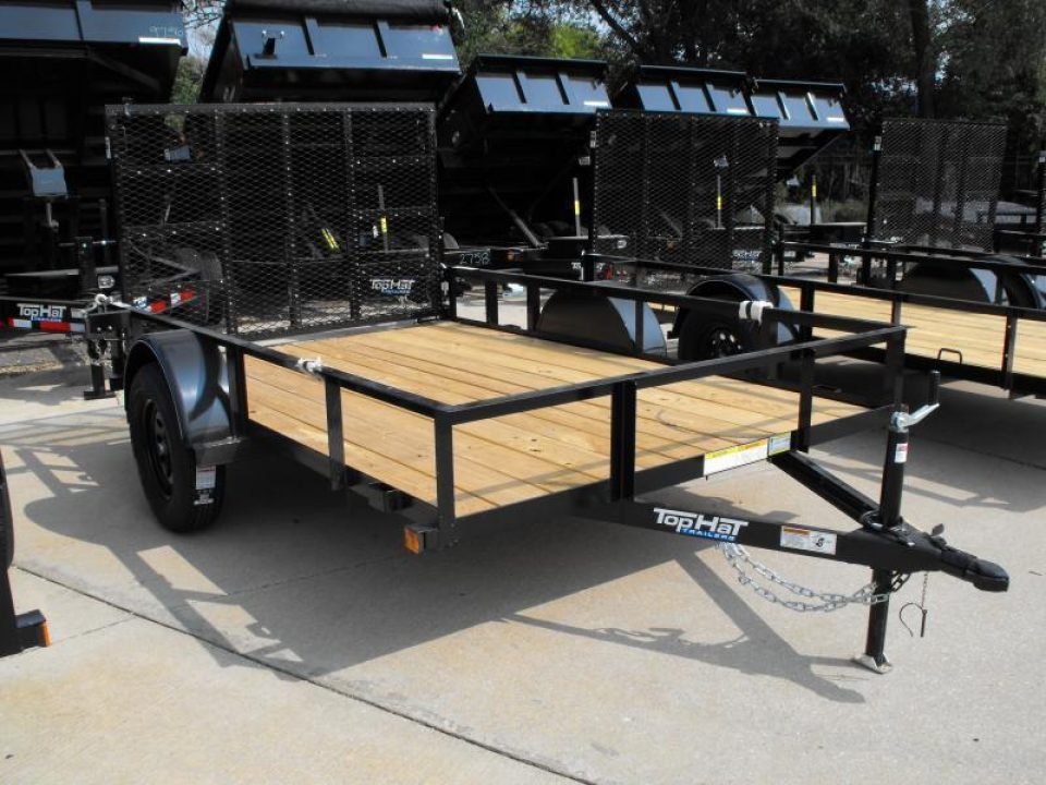 New 77 X 10  Utility Trailer 48" X Lay-N Tailgate 2990 Axle With Easy-Lube-Spindles