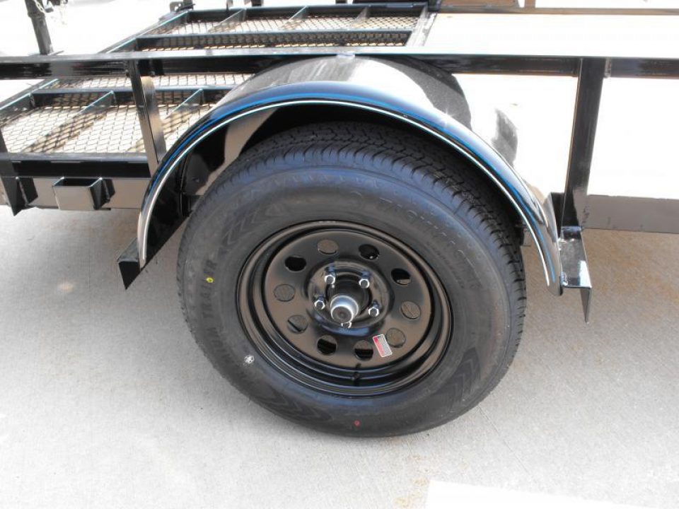 New 77 X 10  Utility Trailer 48" X Lay-N Tailgate 2990 Axle With Easy-Lube-Spindles