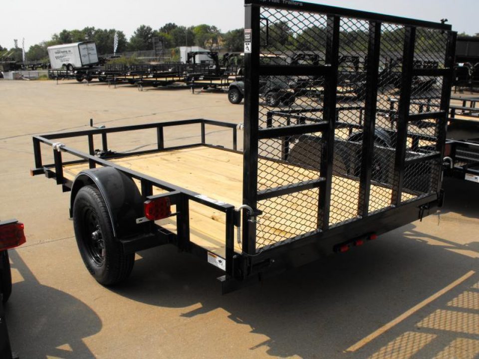 New 77 X 10  Utility Trailer 48" X Lay-N Tailgate 2990 Axle With Easy-Lube-Spindles