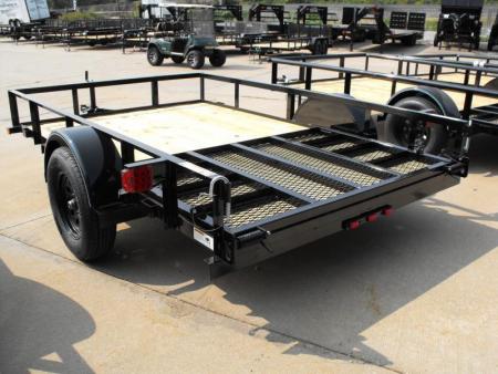 New 77 X 10  Utility Trailer 48" X Lay-N Tailgate 2990 Axle With Easy-Lube-Spindles