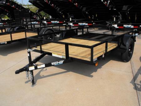 New 77 X 10  Utility Trailer 48" X Lay-N Tailgate 2990 Axle With Easy-Lube-Spindles