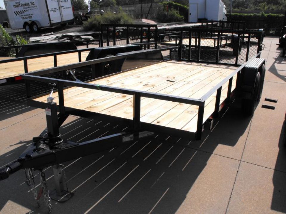 New SALE SALE >>>Utility Trailer 83" X 16 Dove 33" Low Profile Ramp  7000 GVWR   Brakes