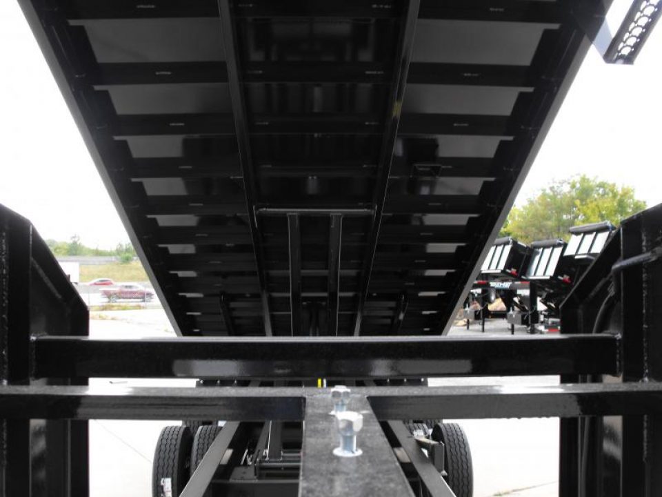 New Gooseneck Dump Trailer 8 X 20 _  4' Walls 7 Gauge Floor