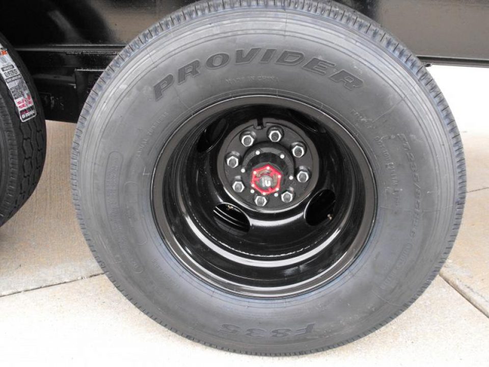 New Gooseneck Dump Trailer 8 X 20 _  4' Walls 7 Gauge Floor