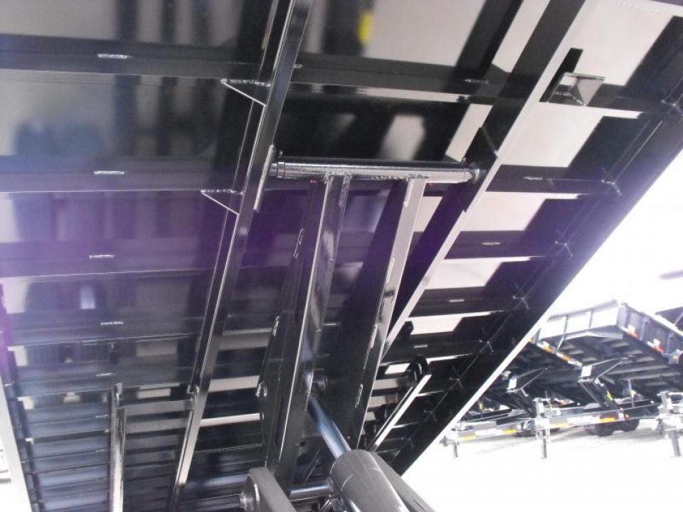 New Gooseneck Dump Trailer 8 X 20 _  4' Walls 7 Gauge Floor