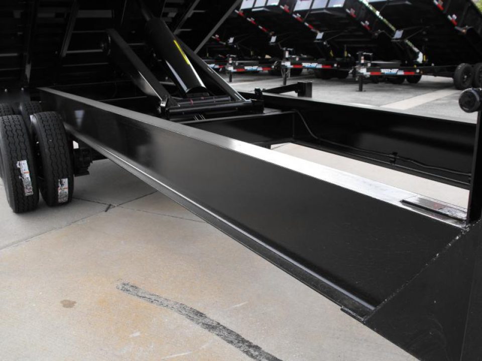 New Gooseneck Dump Trailer 8 X 20 _  4' Walls 7 Gauge Floor