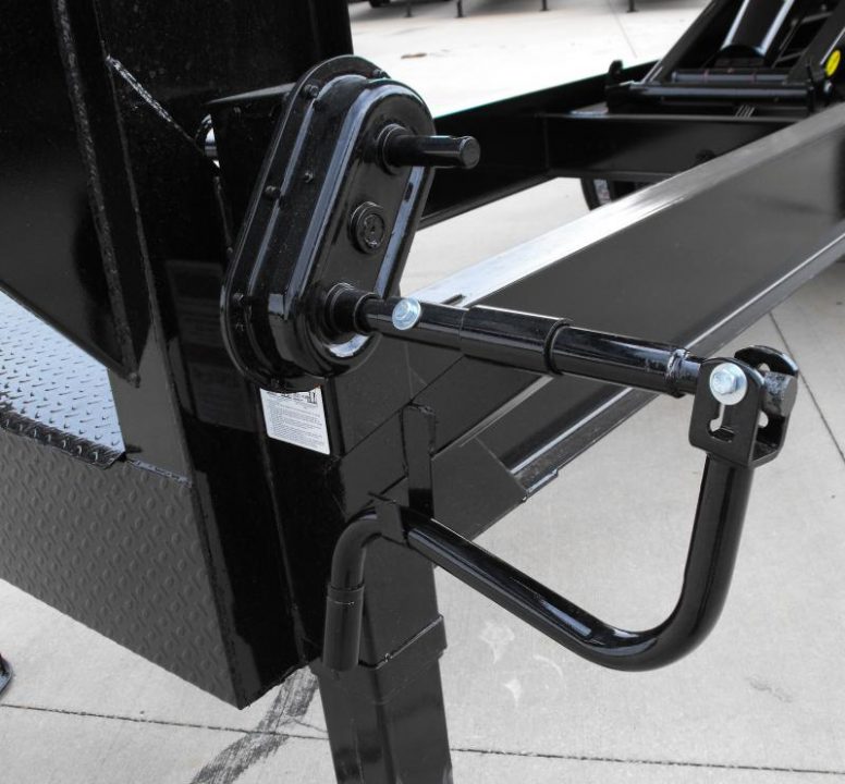 New Gooseneck Dump Trailer 8 X 20 _  4' Walls 7 Gauge Floor