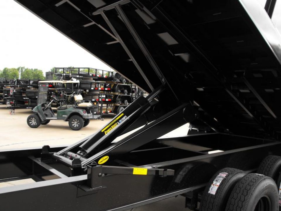 New Gooseneck Dump Trailer 8 X 20 _  4' Walls 7 Gauge Floor