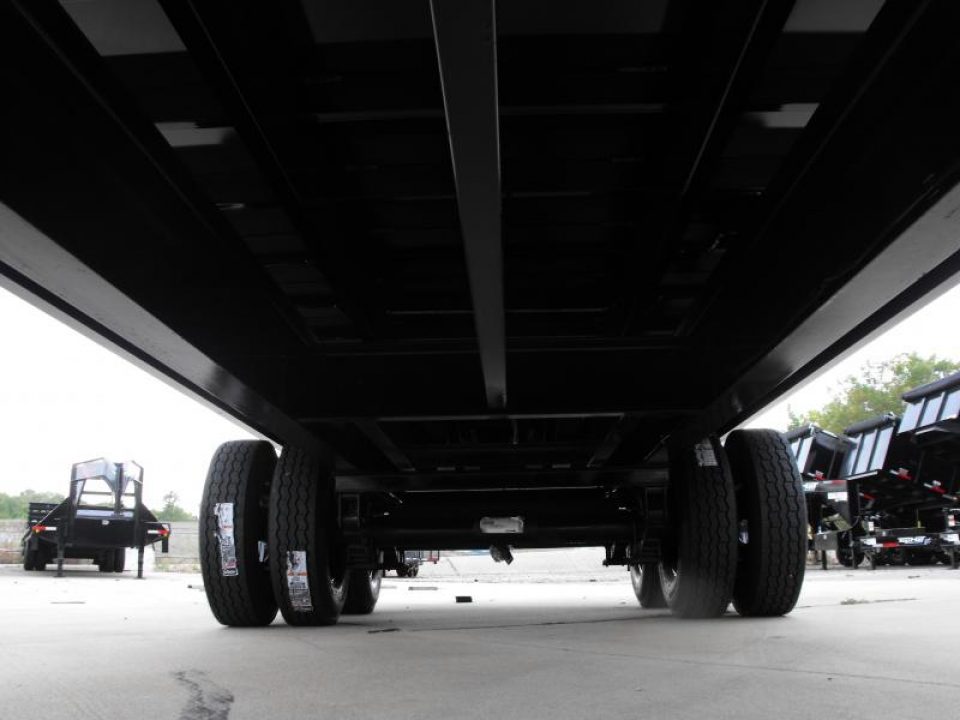 New Gooseneck Dump Trailer 8 X 20 _  4' Walls 7 Gauge Floor