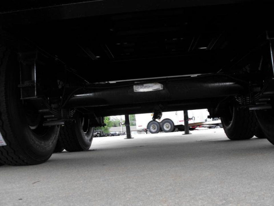 New Gooseneck Dump Trailer 8 X 20 _  4' Walls 7 Gauge Floor