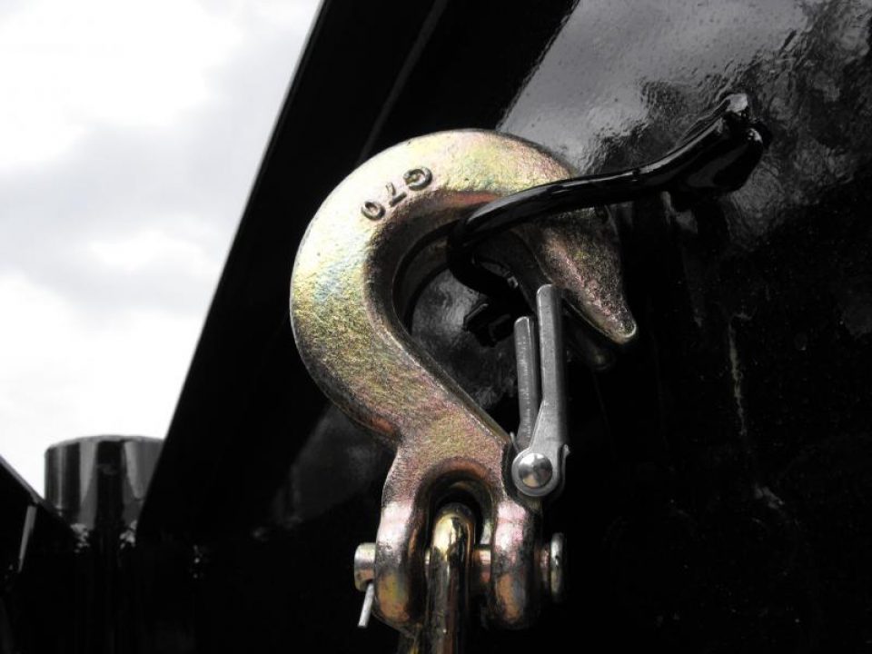 New Gooseneck Dump Trailer 8 X 20 _  4' Walls 7 Gauge Floor