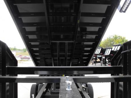 New Gooseneck Dump Trailer 8 X 20 _  4' Walls 7 Gauge Floor