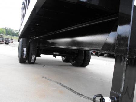 New Gooseneck Dump Trailer 8 X 20 _  4' Walls 7 Gauge Floor