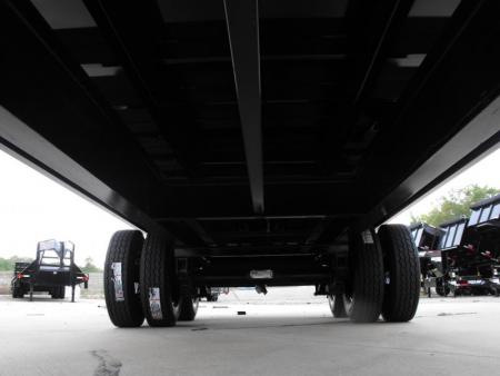 New Gooseneck Dump Trailer 8 X 20 _  4' Walls 7 Gauge Floor