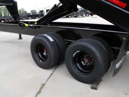 New Gooseneck Dump Trailer 8 X 20 _  4' Walls 7 Gauge Floor