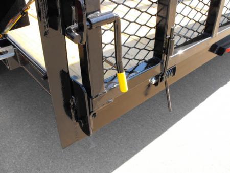 New 83 X 10 Utility Trailer   HD Spring Assisted Ramp Folds Forward and rear for loading