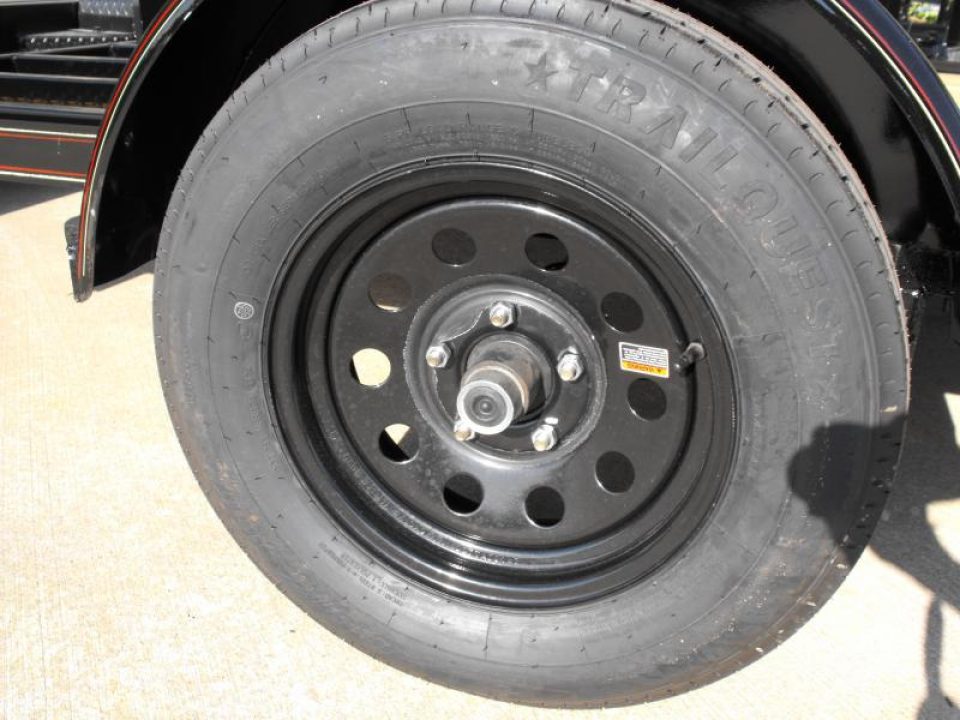 New 83 X 10 Utility Trailer   HD Spring Assisted Ramp Folds Forward and rear for loading