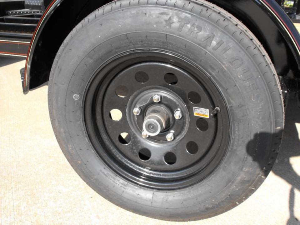 New 83 X 10 Utility Trailer   HD Spring Assisted Ramp Folds Forward and rear for loading