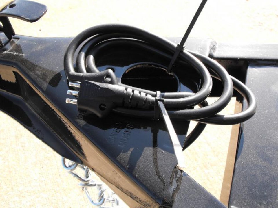 New 83 X 10 Utility Trailer   HD Spring Assisted Ramp Folds Forward and rear for loading