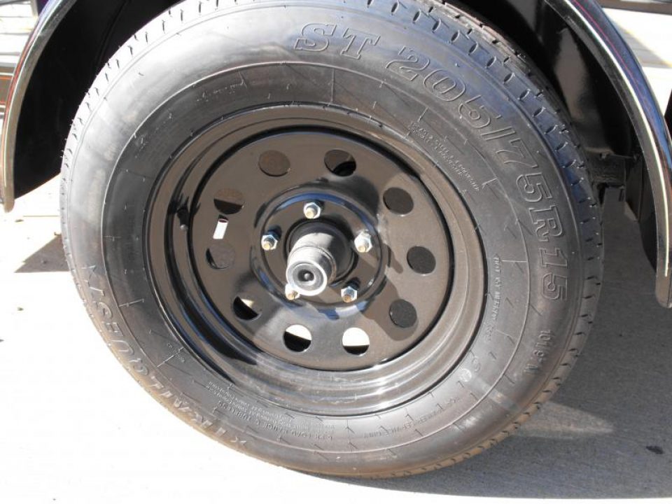 New 77 X 10 Utility Trailer   HD Spring Assisted Ramp