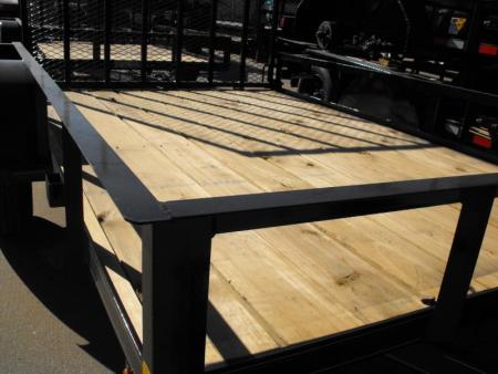 New 77 X 10 Utility Trailer   HD Spring Assisted Ramp