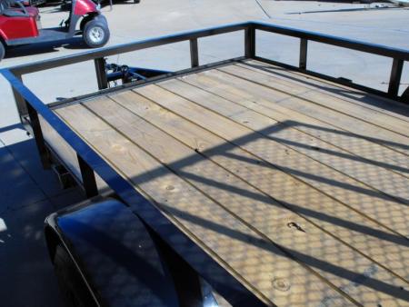 New 77 X 10 Utility Trailer   HD Spring Assisted Ramp