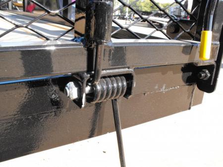 New 77 X 10 Utility Trailer   HD Spring Assisted Ramp