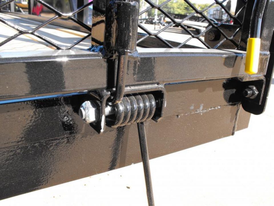 New 77 X 10 Utility Trailer   HD Spring Assisted Ramp