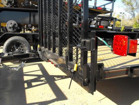 New 77 X 10 Utility Trailer   HD Spring Assisted Ramp