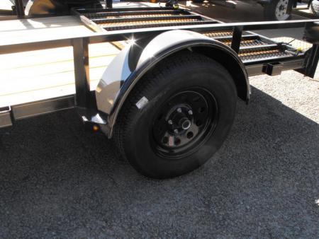 New 77 X 10 Utility Trailer   HD Spring Assisted Ramp