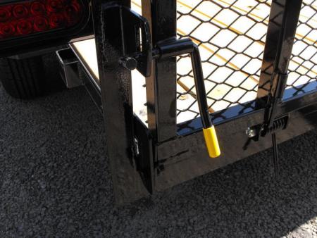 New 77 X 10 Utility Trailer   HD Spring Assisted Ramp