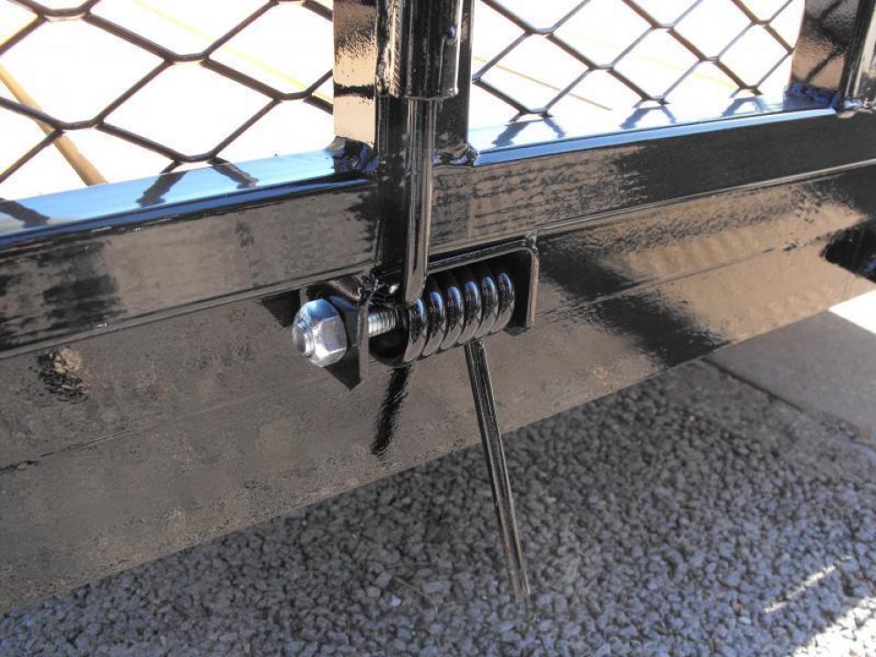 New 77 X 10 Utility Trailer   HD Spring Assisted Ramp