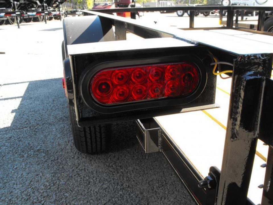 New 77 X 10 Utility Trailer   HD Spring Assisted Ramp