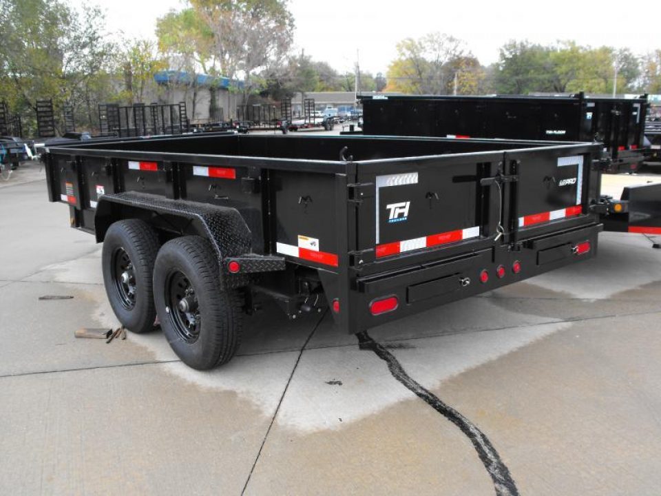 New DUMP TRAILER 7 X 14 DUMP Easy To Load LOW Walls 20" 14K