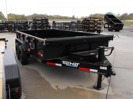 New DUMP TRAILER 7 X 14 DUMP Easy To Load LOW Walls 20" 14K