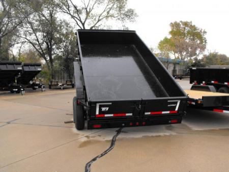 New DUMP TRAILER 7 X 14 DUMP Easy To Load LOW Walls 20" 14K