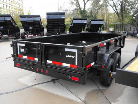 New DUMP TRAILER 7 X 14 DUMP Easy To Load LOW Walls 20" 14K