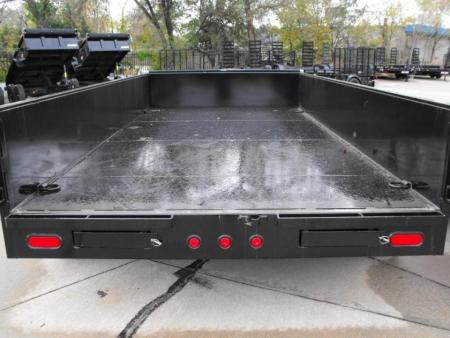 New DUMP TRAILER 7 X 14 DUMP Easy To Load LOW Walls 20" 14K