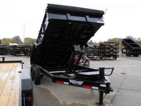 New DUMP TRAILER 7 X 14 DUMP Easy To Load LOW Walls 20" 14K