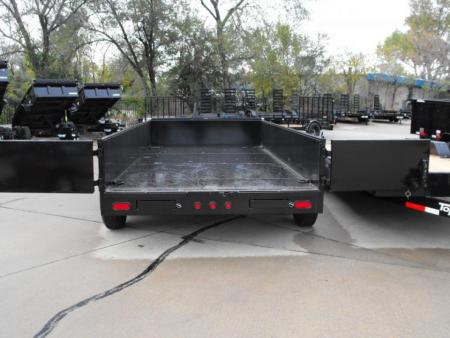 New DUMP TRAILER 7 X 14 DUMP Easy To Load LOW Walls 20" 14K