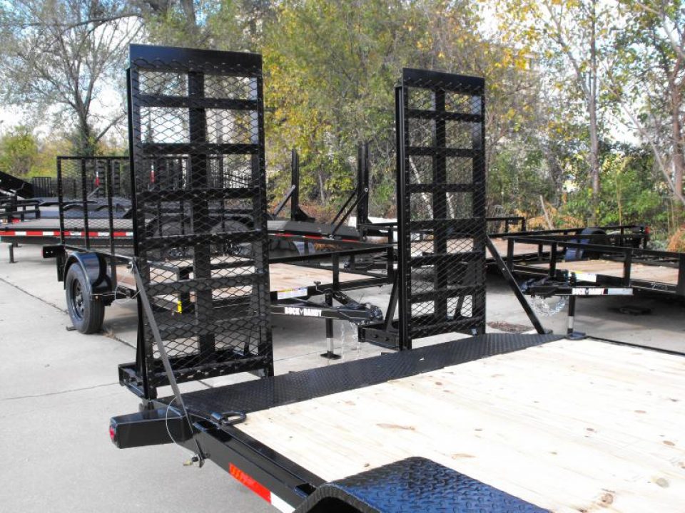 New Equipment Trailer /  83 X 20 Dove Stand Up Ramps  14000 GVWR